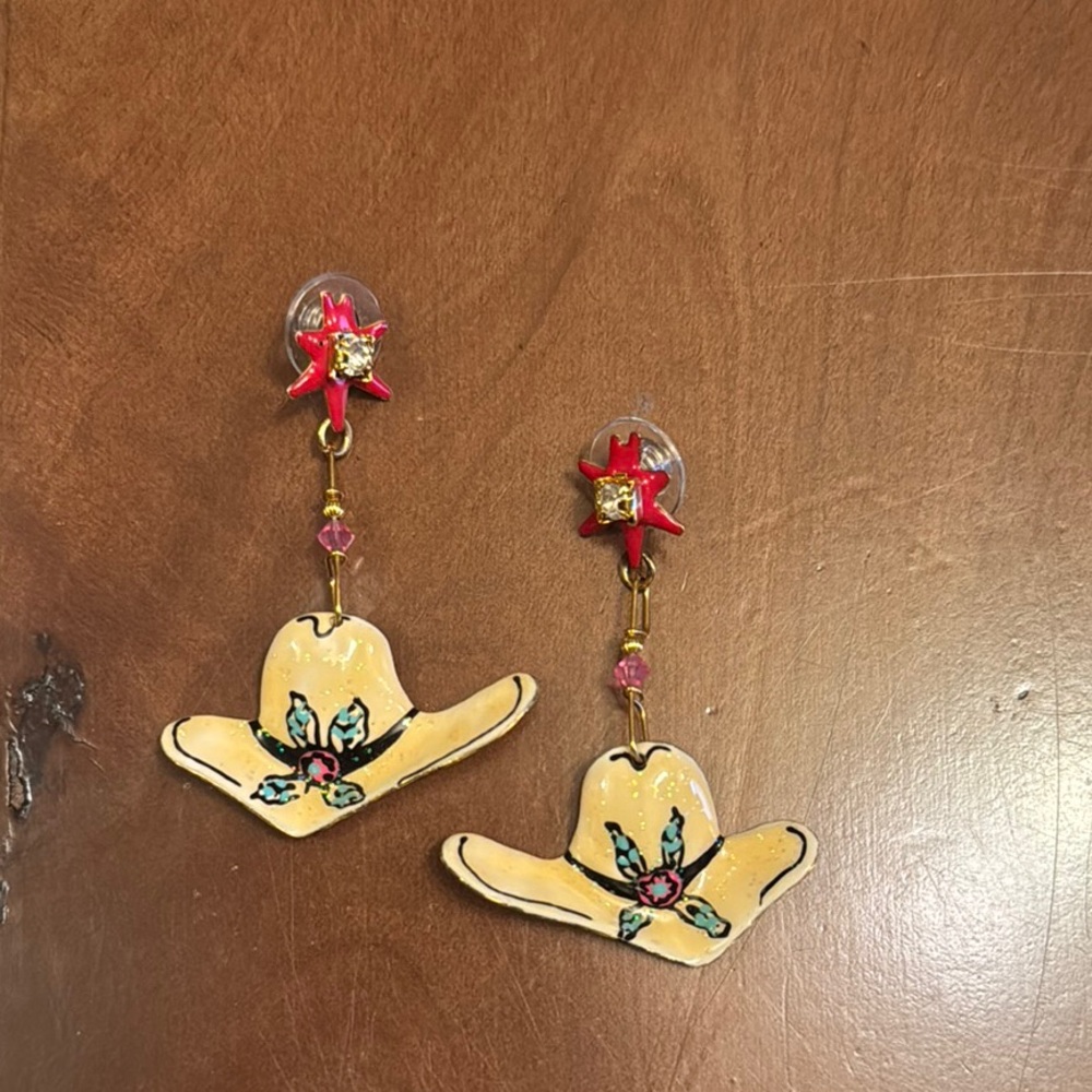 Vibrant Yellow and Red Sun Hats
